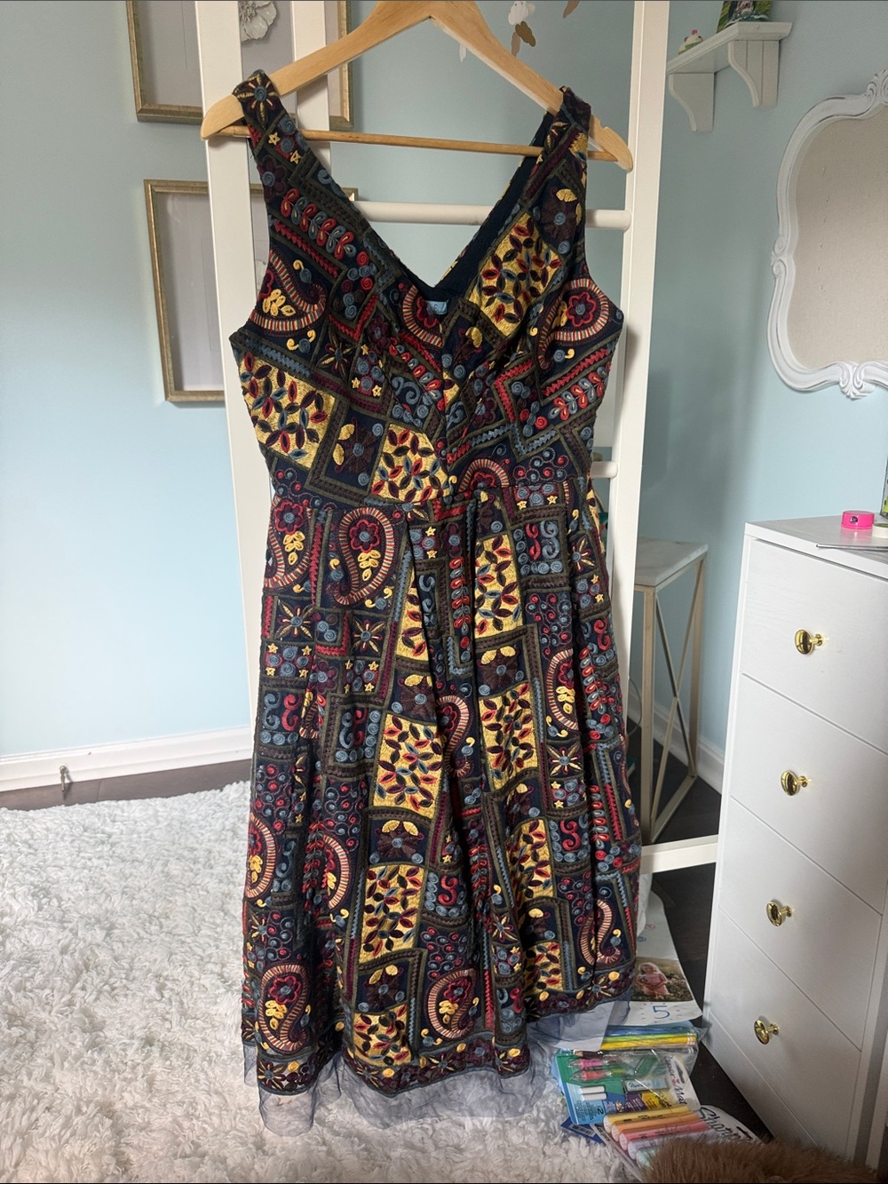 Eva Franco dress with tulle detail
